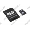Silicon Power <SP008GBSTH010V10-SP> microSDHC Memory Card 8Gb Class10  + microSD-->SD Adapter