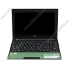 Мобильный ПК Acer "Aspire One 522-C58grgr" LU.SFH08.007 (Fusion C-50-1.00ГГц, 2048МБ, 320ГБ, HD6250, LAN, WiFi, BT, WebCam, 10.1" WXGA, W'7 S), зеленый 