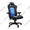 Бюрократ 771/Black+Blue        Кресло, газпатрон (чёрная ткань с  синей вставкой)
