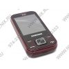 Samsung GT-C3752 DUOS Wine Red (QuadBand, слайдер, LCD 320x240@256K, EDGE+BT2.1, microSD, видео, MP3, FM,92г)