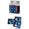 Конверты для 2 CD/DVD, с перфорацией для портмоне с кольцами, 50 шт., полипропилен, черный/прозрачный, Hama 84102