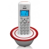 Р/Телефон Dect BBK BKD-815RU белый/красный АОН (BKD-815 RU W/R)