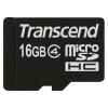 Флеш карта microSDHC 16Gb Class4 Transcend TS16GUSDHC4 + adapter