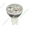 Лампа светодиодная FlexLED "LED-GU10-4.5W-01W", 4.5Вт, теплый белый 