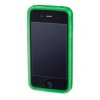 Бампер Hama H-107165 Edge Protector для iPhone 4, пластик, зеленый
