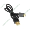 Кабель USB2.0 соединительный USB A-microB Flextron "CU2-AMUB-0.5-01-P1", медь 28AWG, позолоченные контакты (0.5м) (oem)