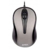 Мышь A4 N-350 серый оптическая (1000dpi) USB для ноутбука (2but) (N-350-1)