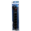 Сетевой фильтр Kromax Endever Swivel-6, 16A, 6 розеток, цвет: черный