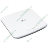 Привод DVD±RW 8x8x8xDVD/24x24x24xCD LG "GP40NW10", внешний, белый (USB2.0) (ret)
