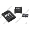Silicon Power <SP008GBSTH006V30> MicroSDHC Memory Card 8Gb Class6 + microSD-->SD + microSD-->miniSD Adapters