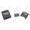 Silicon Power <SP004GBSTH010V30> microSDHC Memory Card 4Gb Class10 + microSD-->SD +  microSD-->miniSD Adapters