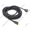 VCOM <VHD6260-5м> Кабель HDMI to HDMI (19M -19M) 5м  Г-образный коннектор