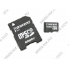 Transcend <TS16GUSDHC10> microSDHC Memory Card 16Gb Class10  +  microSD-->SD  Adapter