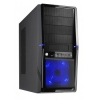 Корпус Texconn 7688 black w/o PSU ATX USB Audio, 120*Fan blue led, mesh front panel, bott PSU (K5-7688)