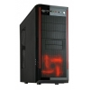 Корпус Texconn 9388 black w/o PSU ATX USB Audio, 120*Fan red led, mesh front panel, bott PSU (K5-9388)