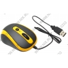 A4Tech V-Track Mouse <N-250X-3 Black+Yellow> (RTL) USB  3btn+Roll, уменьшенная