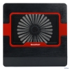 Кулер Glacialtech  V-Shield V5R Кулер ноутбука 15.6"/345x340x43mm/LED Fan 200х20мм/800RPM/USB/черный с красной вставкой