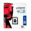 Флеш карта microSDHC 4Gb Kingston SDC4/4GBSP w/o adapter (мин.кол.5)