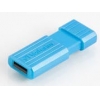 Флеш Диск Verbatim 8Gb PinStripe 47398 USB2.0 голубой (мин.кол.10)