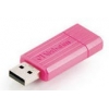 Флеш Диск Verbatim 8Gb PinStripe 47397 USB2.0 розовый (мин.кол.5)