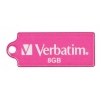 Флеш Диск Verbatim 8Gb Micro Drive 47424 USB2.0 Hot pink