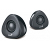 Колонки Genius SP-U150X 2.0 черный 4Вт портативные (31730992100)
