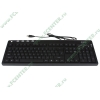 Клавиатура A4Tech "KD-126-1", 104+6кн., подсветка, чёрный (USB) (ret)