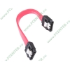 Кабель SATA Flextron "CS2-15-01L-P1", медь 26AWG, с защелкой (0.15м) (oem)