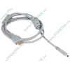 Кабель USB2.0 соединительный USB A-miniB Flextron "CU2-AMMB-1.0-01-P1", медь 28+24AWG, позолоченные контакты, с ферритовыми кольцами (1.0м) (oem)