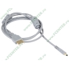 Кабель USB2.0 соединительный USB A-miniB Flextron "CU2-AMMB-1.0-01-P2", медь 28+24AWG, позолоченные контакты, с ферритовыми кольцами (1.0м) 