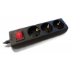 Сетевой удлинитель PC Pet AP02001K-5-BK 5м (3 розетки) черный (мин.кол.5)