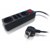 Сетевой удлинитель PC Pet AP02009-5-BK 5м (4 розетки) черный (мин.кол.5)