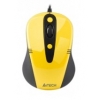 Мышь A4 N-370FX-2 V-Track Padless USB Yellow