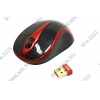 A4-Tech V-Track Wireless Mouse <G7-360N-3 Black&Red> (RTL)  USB 3btn+Roll,беспроводная, уменьшенная