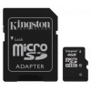 Флеш карта microSDHC 4Gb Class10 Kingston SDC10/4GB + adapter (мин.кол.5)