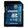 Флэш карта SDHC 8Gb class10 Kingston (SD10G2/8GB)