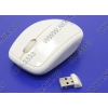 CBR Wireless Mouse <CM433 White> (RTL) USB 3but+Roll,  беспроводная, уменьшенная