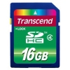 Флеш карта SDHC 16Gb Class4 Transcend TS16GSDHC4 w/o adapter
