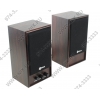 Колонки Kreolz SP-2060 Dark Walnut (2x3W, дерево)