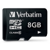 Флэш карта micro SDHC 8Gb class10 Verbatim (044012-61)