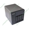 Сетевое хранилище данных (NAS) QNAP "TS-419P+" для 4x2.5"/3.5" SATA HDD (LAN) 