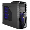 Корпус AeroCool X-Warrior black w/o PSU ATX 2*USB audio SECC 0.6mm  fans blue LED (EN56670)