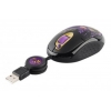 Мышь A4 G-Cube3 GLR-20RG Royal Glam black/red optical (800dpi) retractable USB