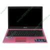 Мобильный ПК ASUS "K53SJ" (Core i5 2410M-2.30ГГц, 4096МБ, 500ГБ, GFGT520M, DVD±RW, 1Гбит LAN, WiFi, BT, WebCam, 15.6" WXGA, W'7 HP 64bit), розовый 