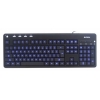 Клавиатура A4 KD-126-2 черный USB slim Multimedia LED