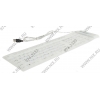 Клавиатура Kreolz FLKC11U White <USB> 85КЛ, силиконовая,  подсветка клавиш