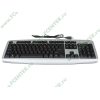 Клавиатура Genius "KB-110X", 104кн., серебр. (USB) (ret)