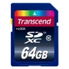 Флеш карта SDXC 64Gb Class10 Transcend TS64GSDXC10 w/o adapter
