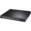 Коммутатор ZyXEL ES-3124PWR 24-портовый управляемый PoE-коммутатор L2+ Fast Ethernet с 4 портами Gigabit Ethernet из которых 2 совмещены с SFP-слотами
