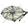 BitFenix <BFF-BLF-20020G-RP> Spectre LED 200mm (3пин, Green LED, 200x200x20mm, 20дБ, 700 об/мин)